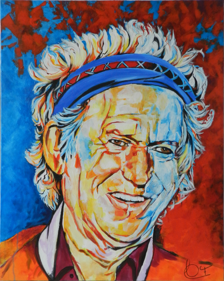 19 02 Keith Richards 92x73