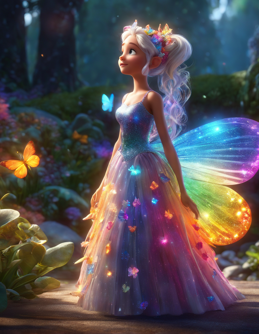 tiny-fairy-with-large-see-through-butterfly-wings-and-glowing-snowy-hair-wearing-sparkly-dress-made--473044244