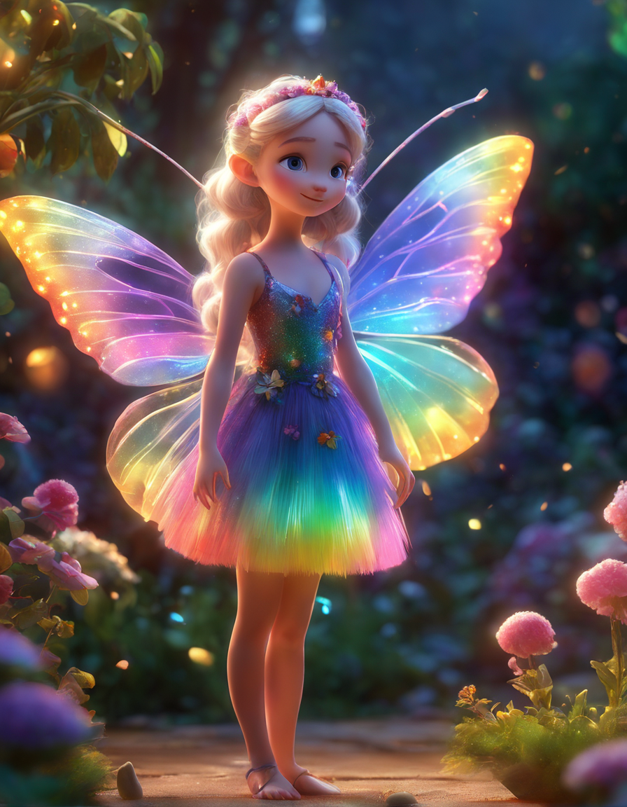 tiny-fairy-with-large-see-through-butterfly-wings-and-glowing-snowy-hair-wearing-sparkly-dress-made--610309206