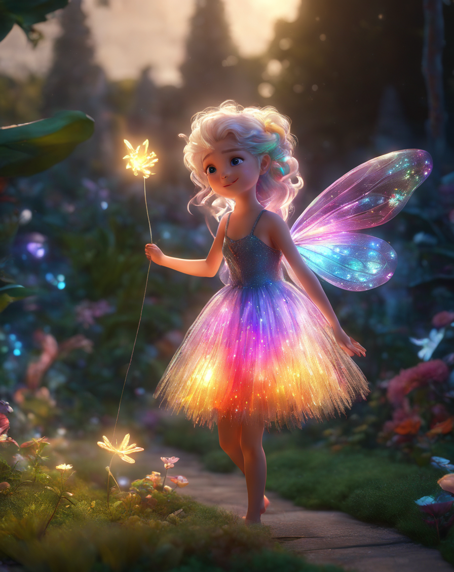 tiny-fairy-with-large-see-through-butterfly-wings-and-glowing-snowy-hair-wearing-sparkly-dress-made--936244049