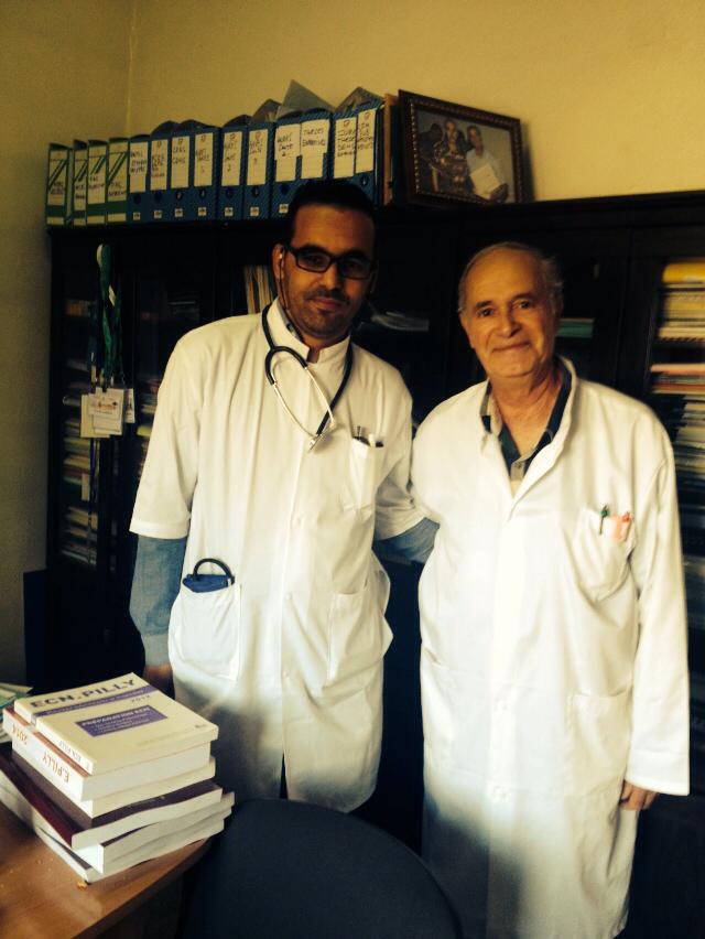 Avec Dr Med Salem Ould Dhweib, médecin mauritanien ayant fait son résidanat à Batna.