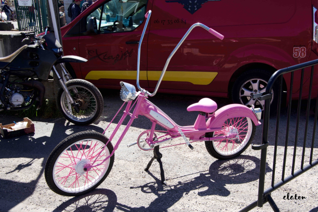 Mobylette rose - Pink moped