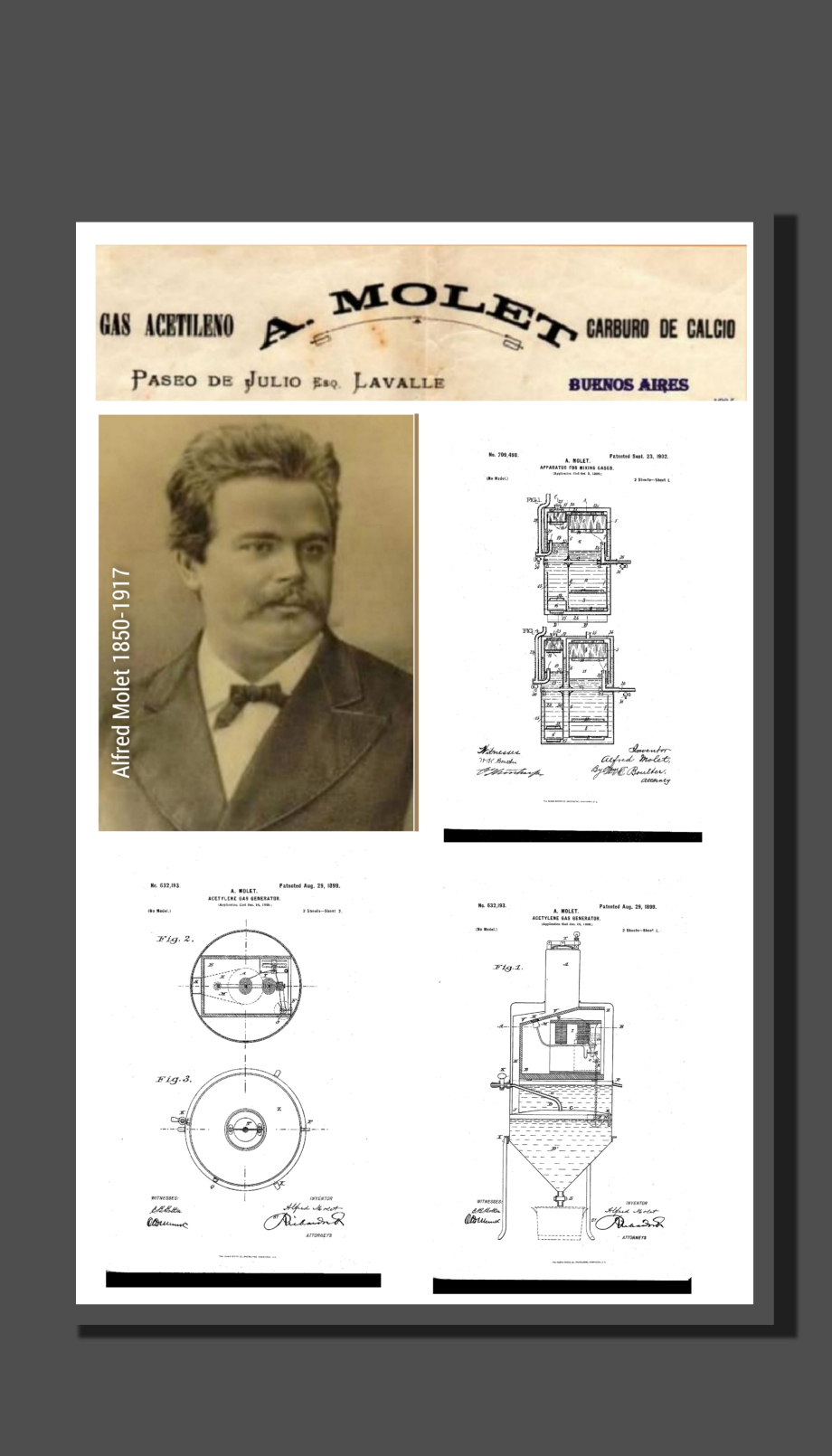 Brevet d\\\'Alfred Molet 1902 