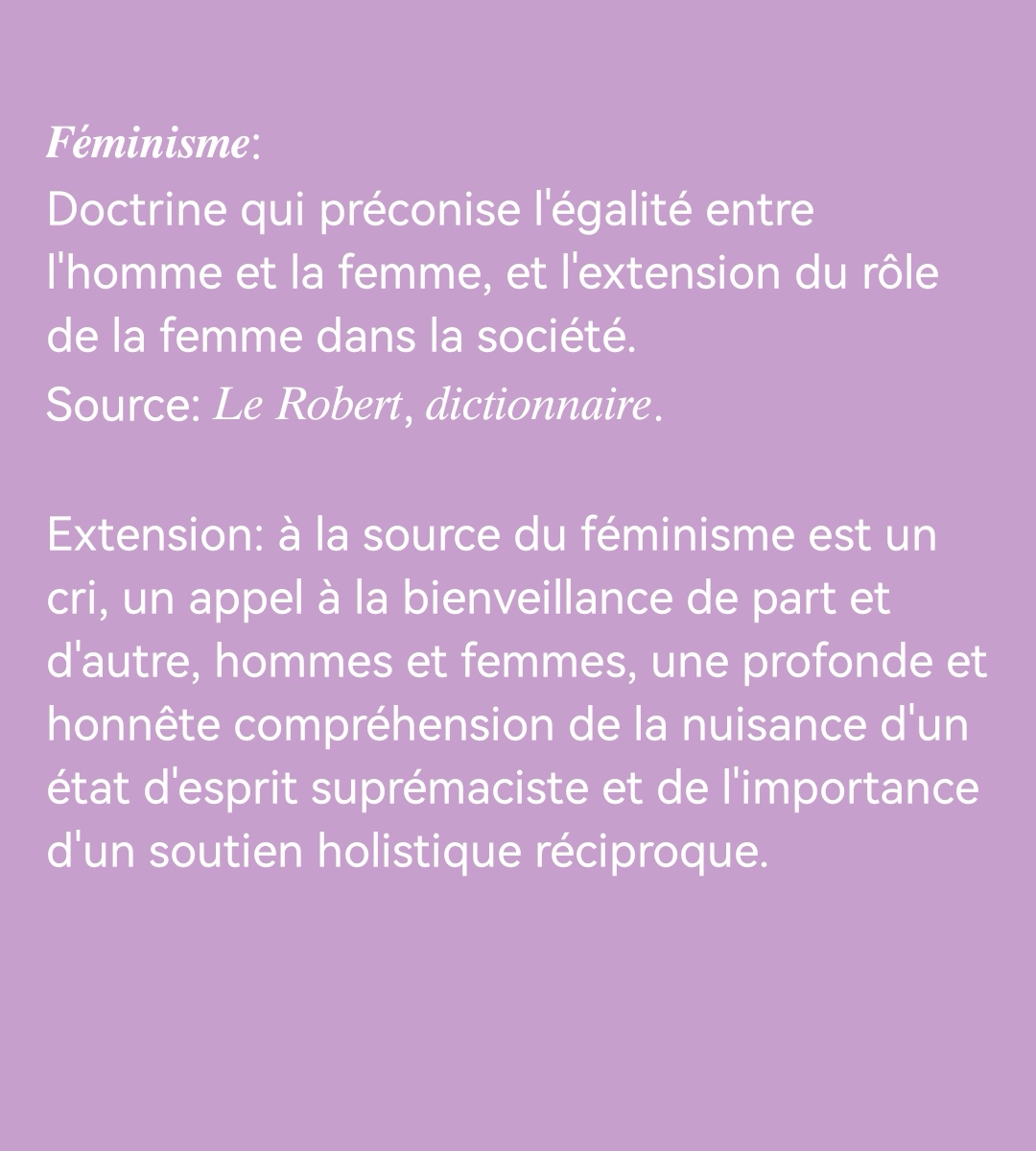 Féminisme[1]