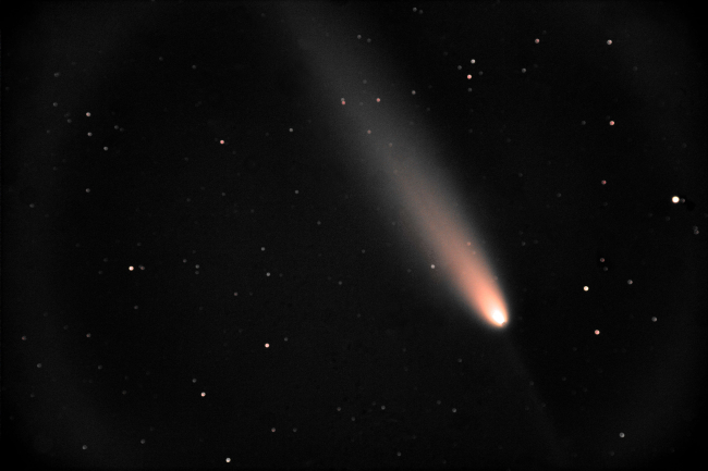 La comète C/2023 A3 Tsuchinshan-Atlas visible dans le ciel de Plésidy