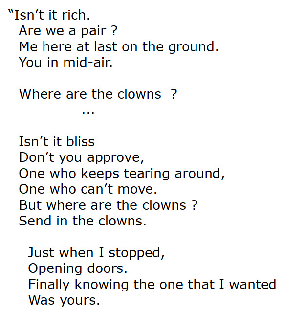 Lyrics Left Panel