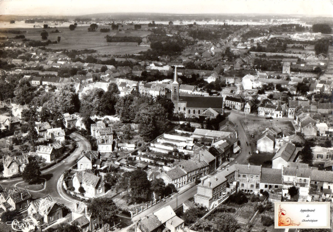 Vue aérienne de Vieux condé