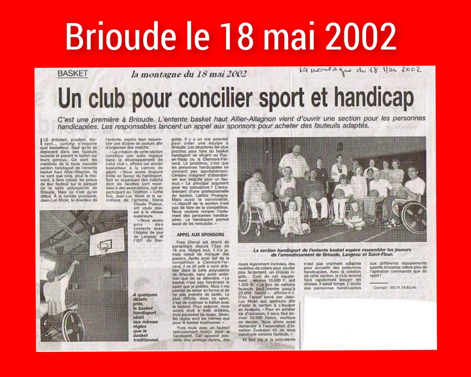 Handisport Brioude 