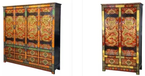 Des armoires du Tibet