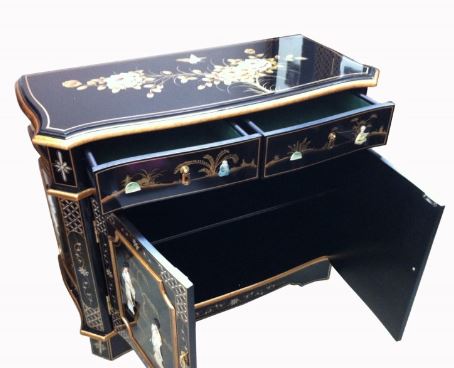 Capture du Buffet chinois laqué incrusté