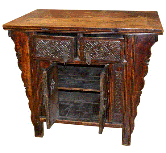 Le Buffet chinois ancien du Lac Lugu