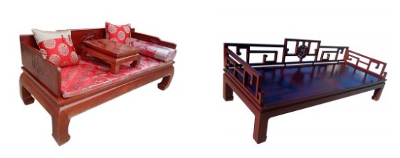 Des banquettes et sofas chinois