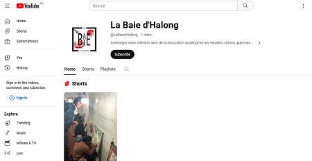 Chaîne YouTube de La Baie d’Halong