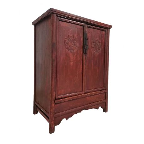 Armoire chinoise antique d'époque Qing