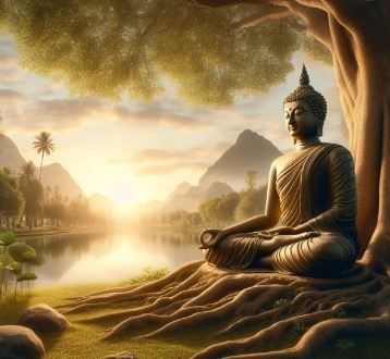 Un Buddha en méditation