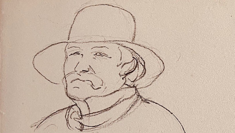 Homme au chapeau