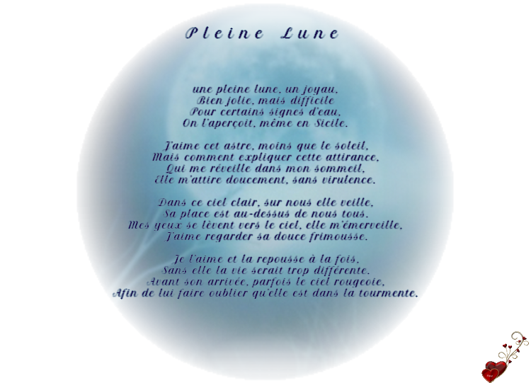 poeme pleine lune