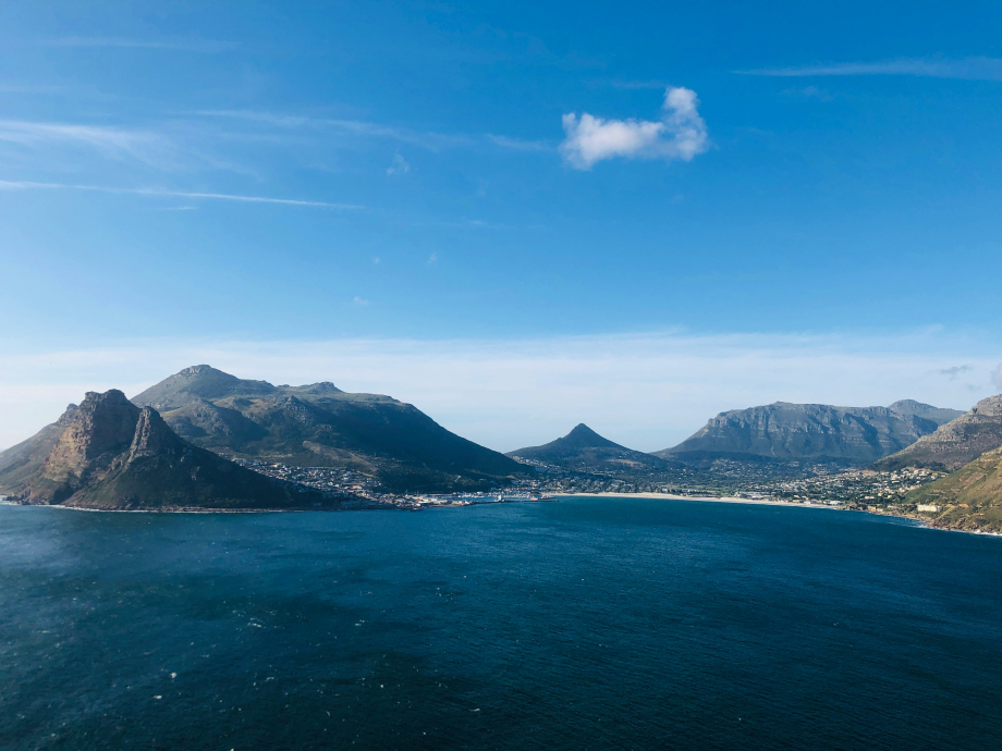 Driving along Chapman's Peak