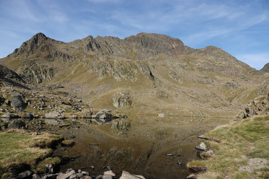 2025-09-17 Pic des Lavans - Etang et pic de la Soucarrane