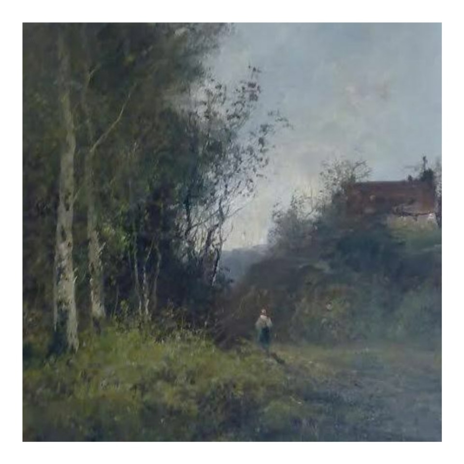 Peinture d\\\'Alfred Molet 1850-1917 