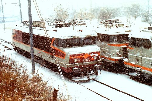 CC 6545 sous la neige