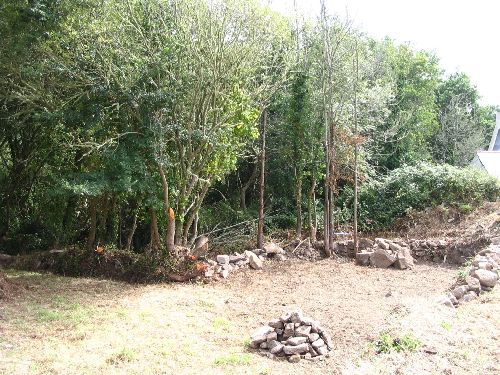 Emplacement futur abri de jardin....