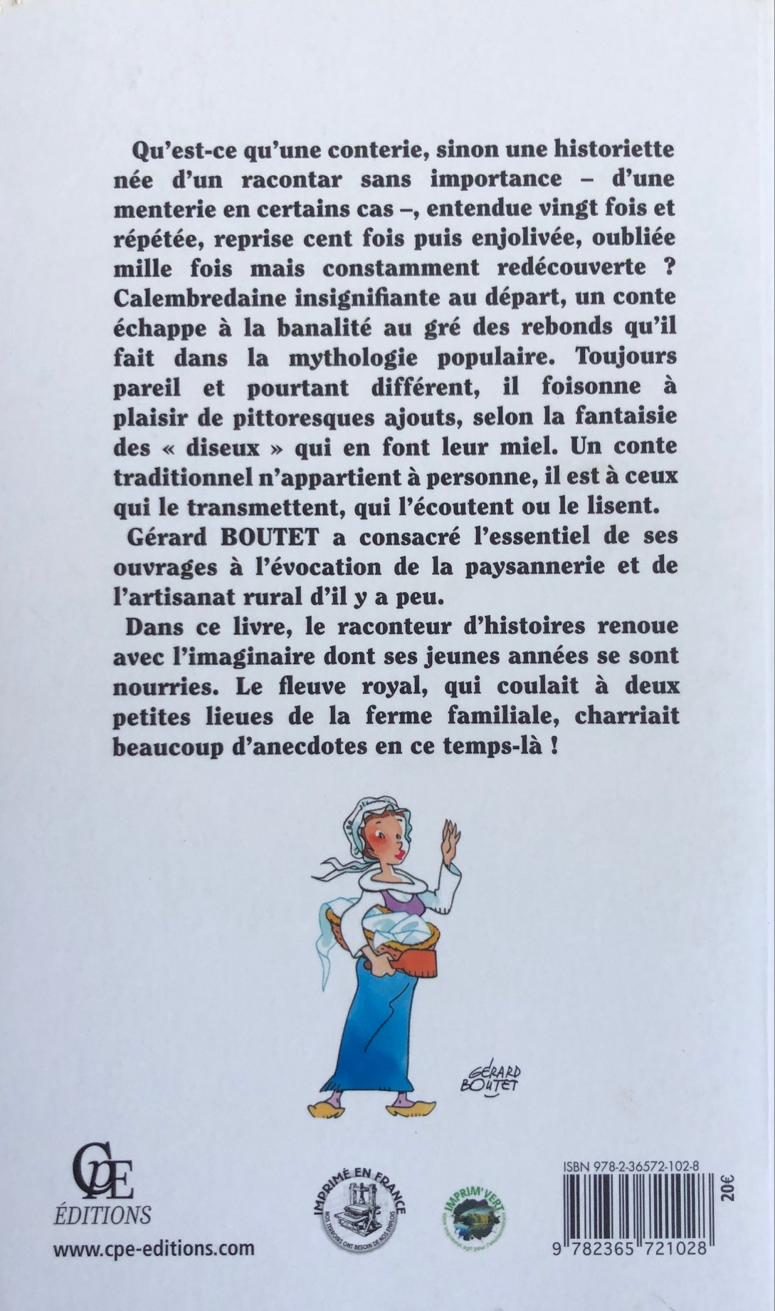 BOUTET - contes chapardés    4ème couv IMG_1418